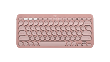 Pink Pebble Keys 2 K380s Bluetooth keyboard