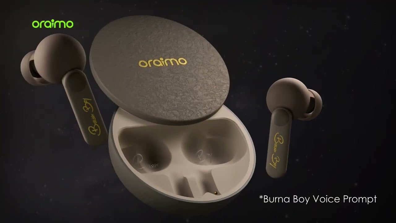 Oraimo Space Pods x Burna Boy ANC True Wireless Earbuds-Price in Kenya.