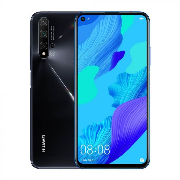 Huawei Nova 5T - Dual SIM - 8GB + 128GB - 4G - 3750 mAh,32 MP Camera - Black