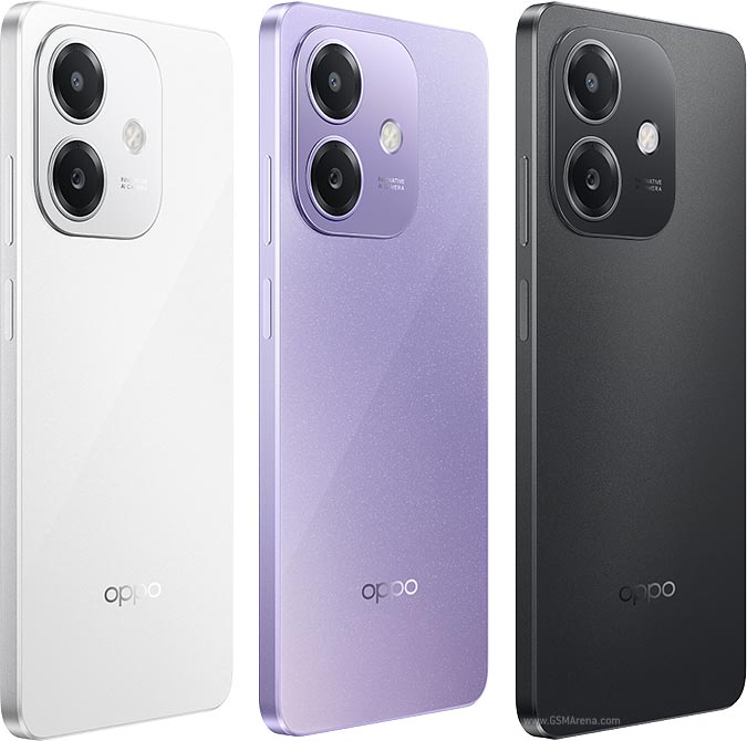 Three oppo a3x back side camera display