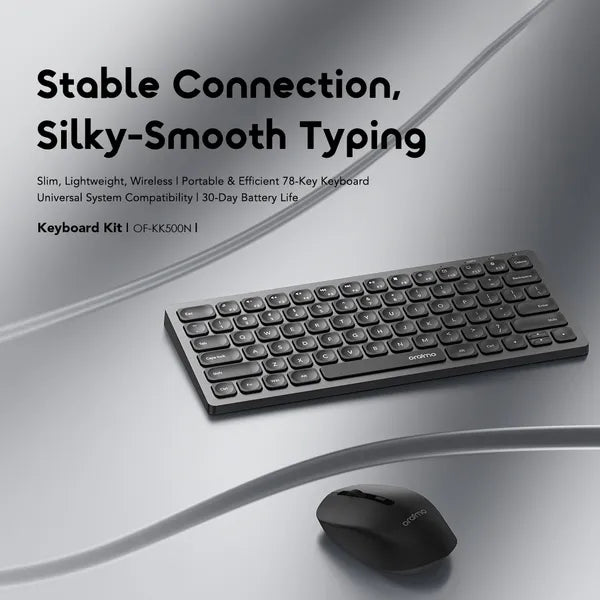 Oraimo NimbleType Keyboard & Mouse Kit OF-KK500N | Wireless Productivity Combo