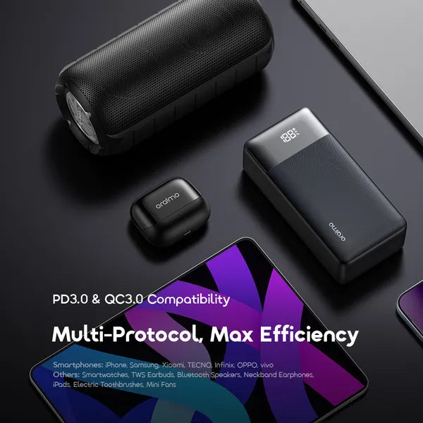 Oraimo 27000mAh power bank for smartphones and tablets