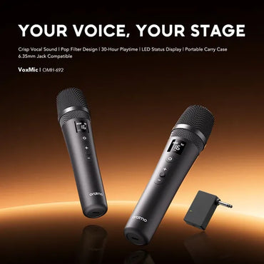 Oraimo OMH-692 wireless microphone for clear voice recording
