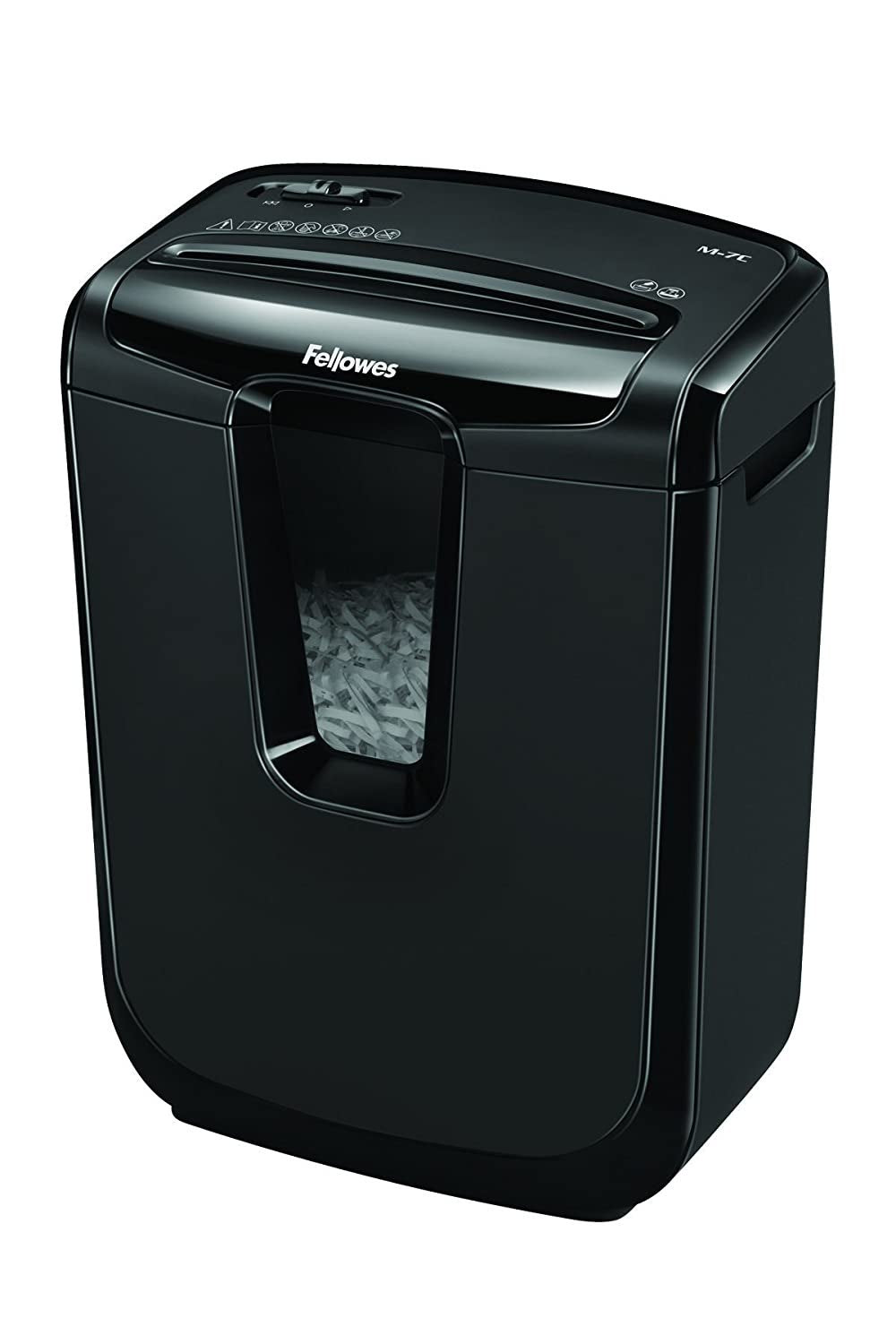 Fellowes Powershred M-7C 7-Sheet Cross-Cut Personal Shredder