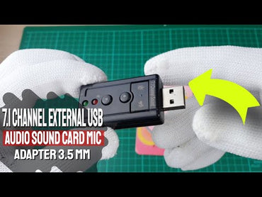 Virtual 7.1 USB external sound card