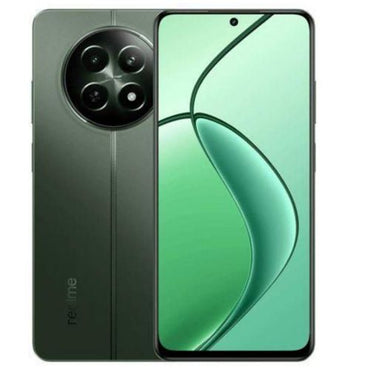 Realme 12 Pro curved AMOLED showcasing both front and back of the phone closeup