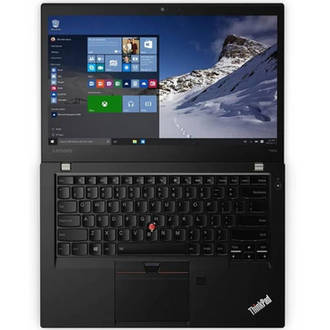 Refurbished LenovoT460s  Intel i5-6th Gen 8GB RAM+ 256GB SSD 14" Display (Touch and Non-Touch) display lid open at 180 degrees