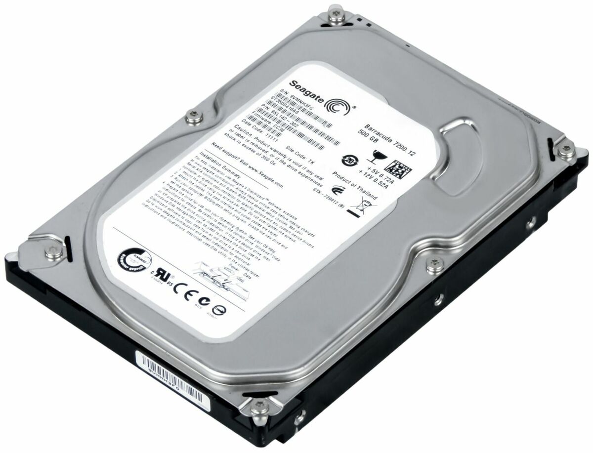 500GB Seagate Hard Disk
