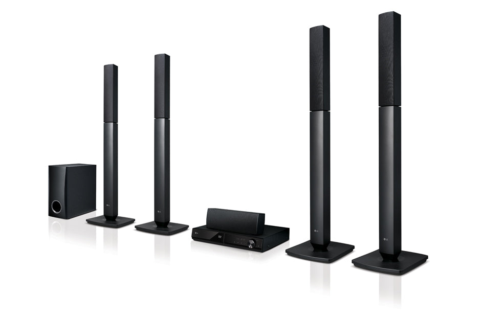 LG LHD457 Home Theatre - 5.1 Channel, 330W, Tall Boy, Bluetooth