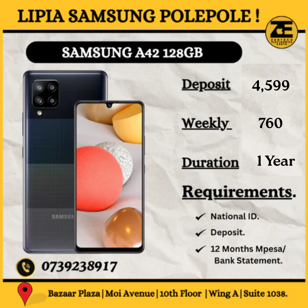 Samsung Galaxy A42 5G camera and large display showcase