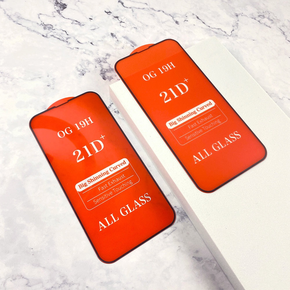 21D tempered Screen Guard for iPhones, Samsung, Huawei,Realme, Tecno, Redmi,Infinix, Oppo.