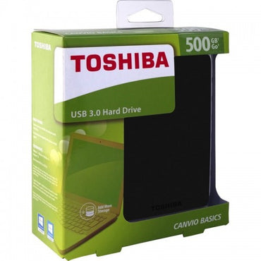 Toshiba Canvio Basics USB 3.0 external hard drive slim design