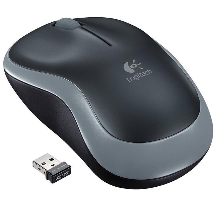 Logitech M185 showing compact size suitable for travel