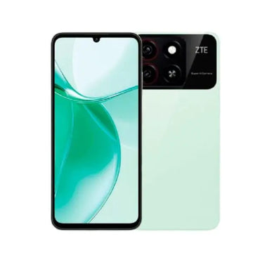 ZTE Blade A35 full front view and ZTE Blade A35 camera and back finish