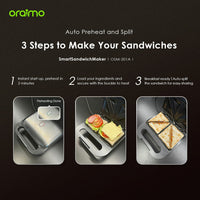 Oraimo Smart Sandwich Maker 750W Sandwich Maker-Price in Kenya.