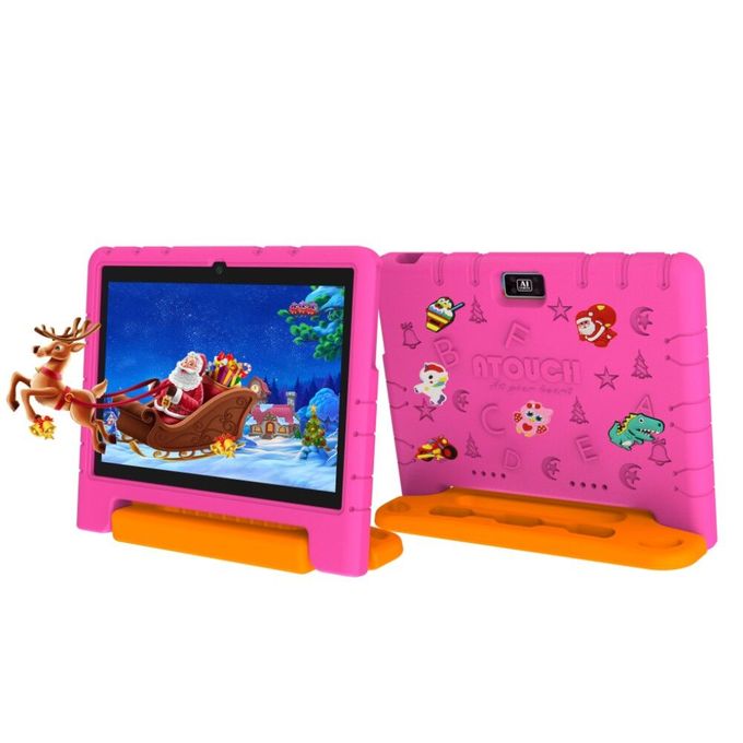 A Touch Kids Tablet Machine With Handle 10 Inch KT36 Android 12.0 8GB+256GB,6000mAh,Wi-Fi,GPS-Price in Kenya.