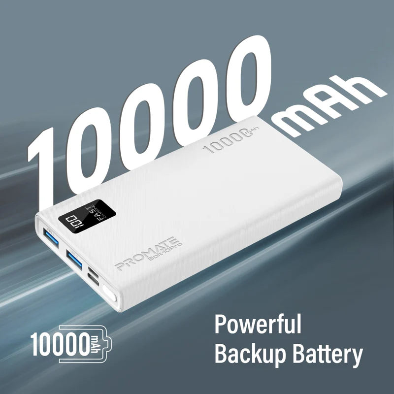 Promate BOLT-10PRO (10000mAh) POWERBANK.