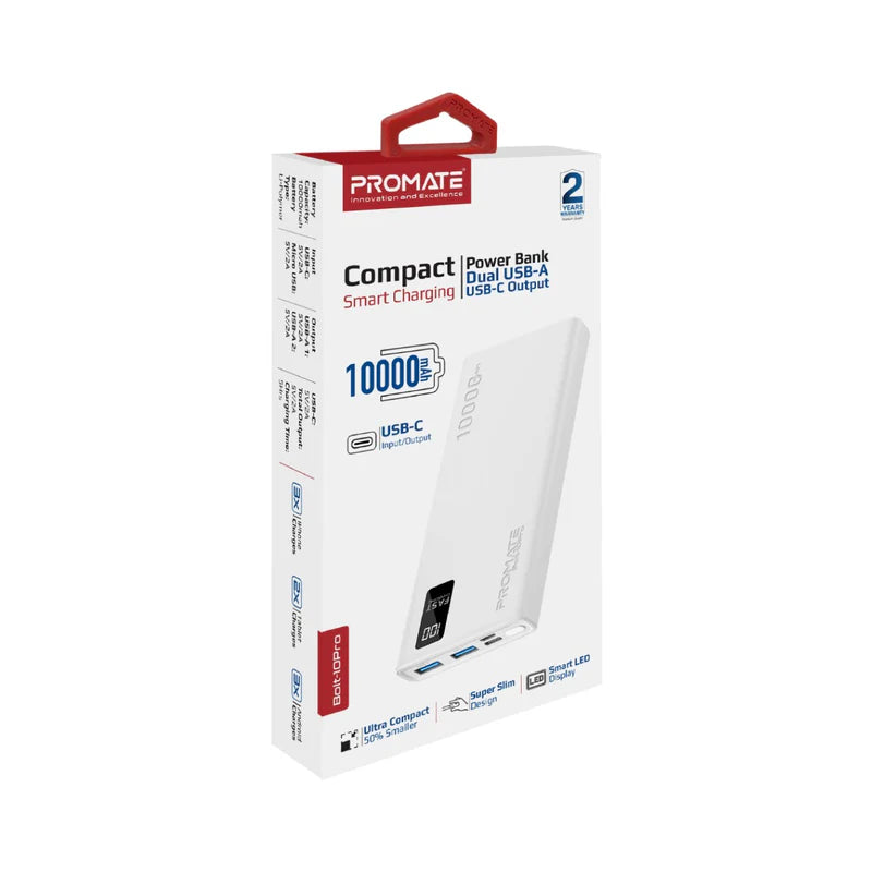 Promate BOLT-10PRO (10000mAh) POWERBANK.