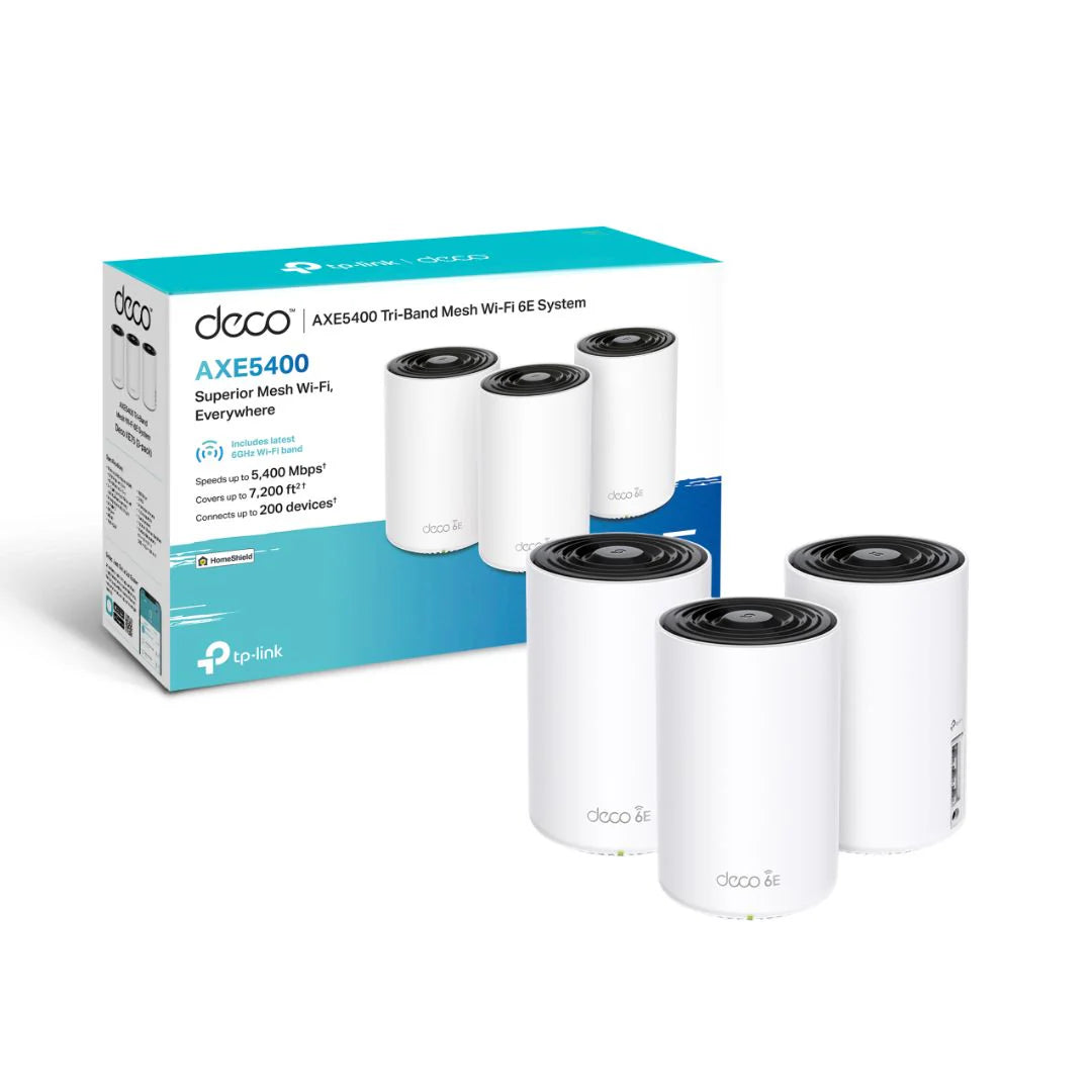 TP-Link Deco XE75 AXE5400 Mesh 3-Pack - genuine TP-Link product photo Kenya