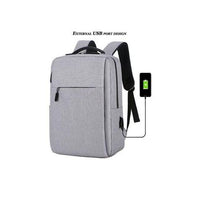 Water-Resistant Anti-Theft Laptop Travel Business Backpack with USB Charging Port