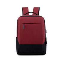 Water-Resistant Anti-Theft Laptop Travel Business Backpack with USB Charging Port