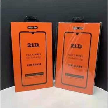 Durable tempered glass screen protector with full-screen coverage