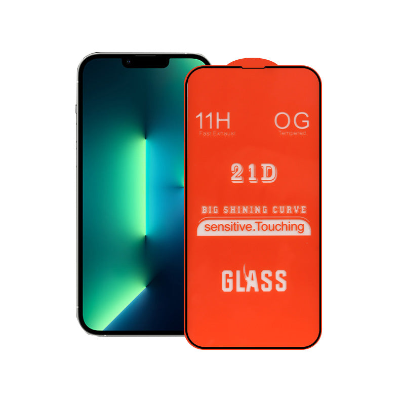 Clear and responsive 21D tempered screen guard for smartphones