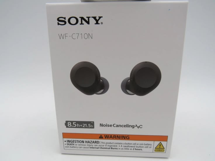 Sony WF-C710N wireless noise cancelling earbuds black