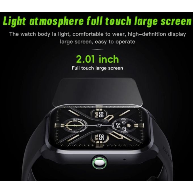 Oraimo Watch 5 Lite Smartwatch Smartwatch (OSW-804) Screen 2.01'' Android Smartwatch Health Tracker
