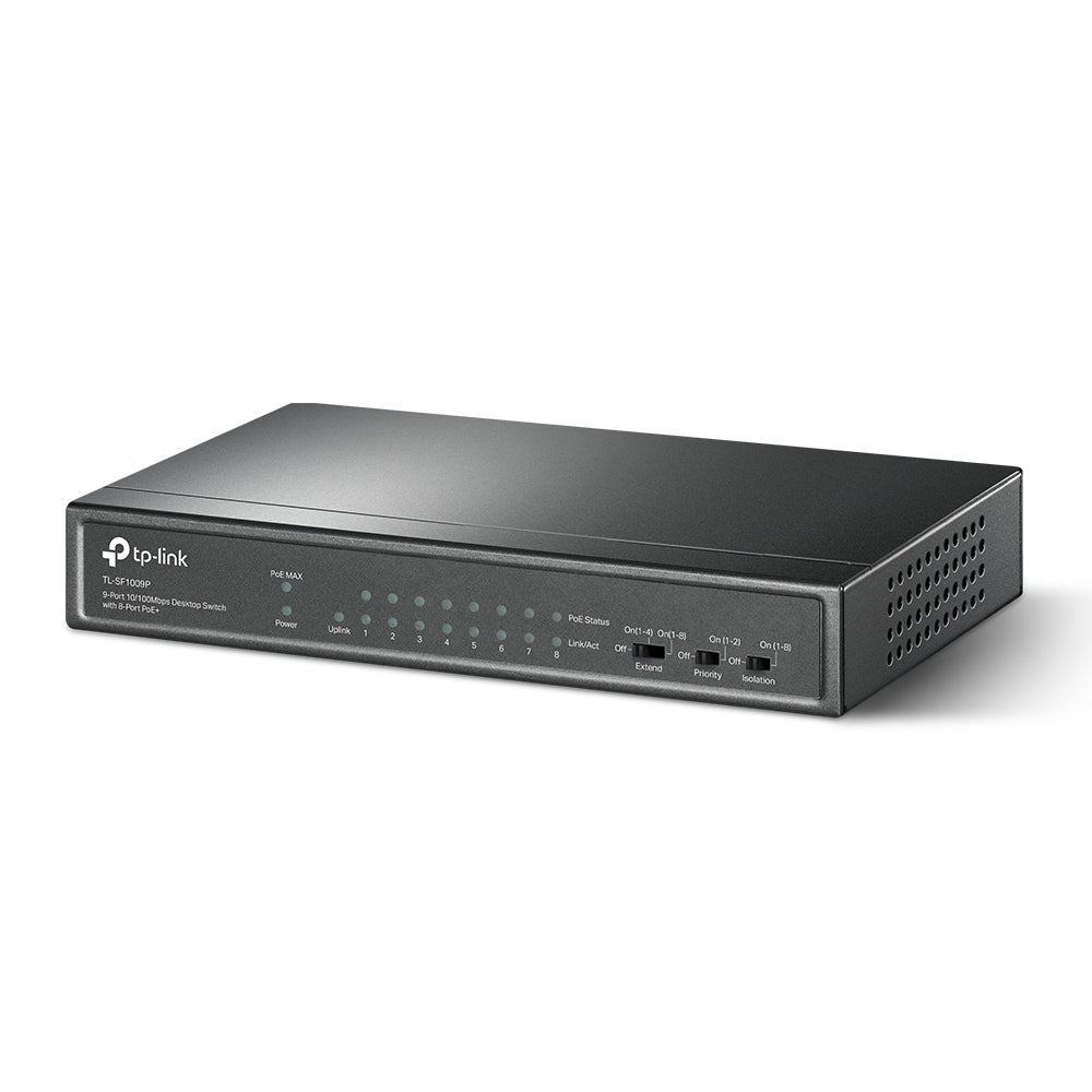 TL-SF1009P - TP-Link official product image | Zentech Electronics