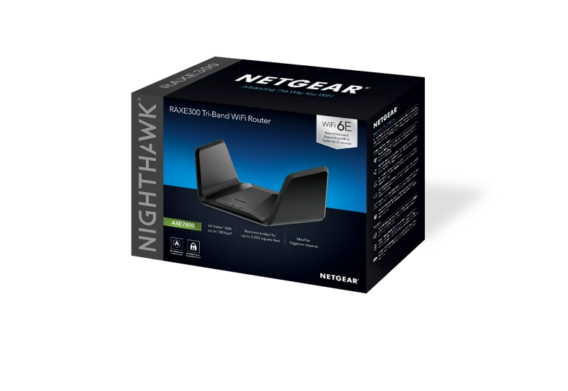 Netgear Nighthawk AXE7800 Tri-Band WiFi 6E A8000 packaging and accessories - buy online Kenya