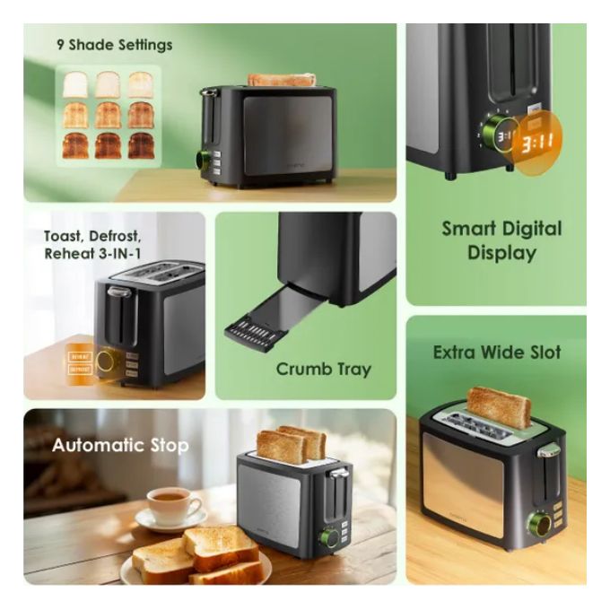 Oraimo 950W Smart Toaster