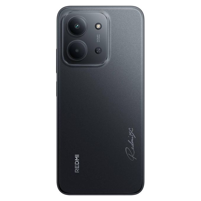 Side view of Redmi 15C showing slim profile and battery size