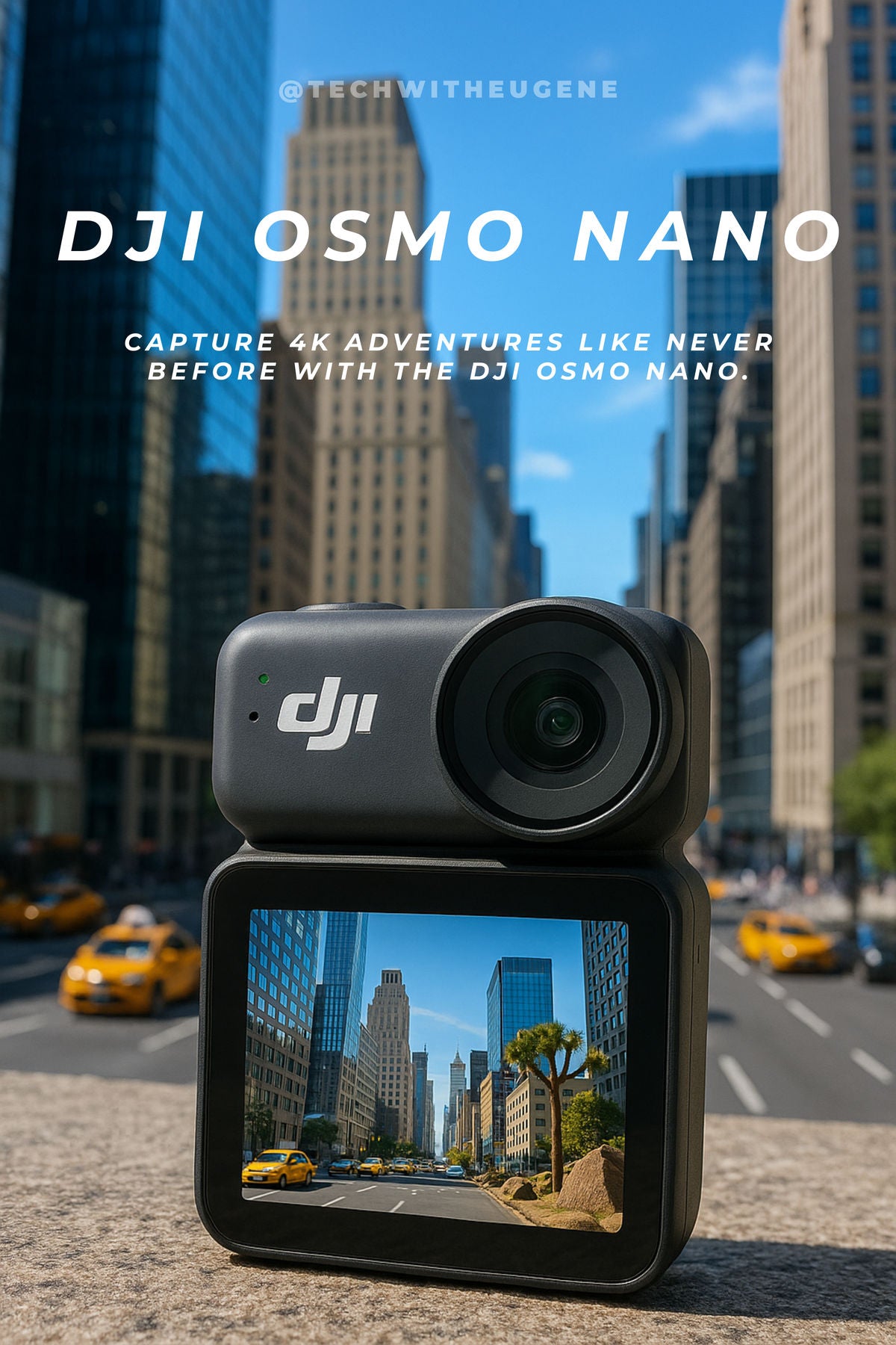 DJI Osmo Nano Standard Combo compact camera design