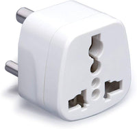 Square pin to Round pin Multi plug Socket Universal Adapter
