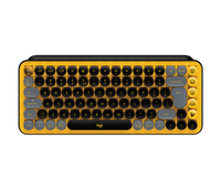 Logitech POP Keys Mechanical Wireless Keyboard (Blast Yellow)-Price in Kenya.