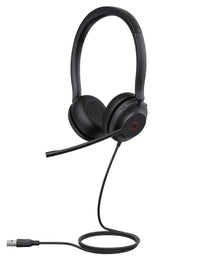 Yealink UH35 Dual Teams USB-C/A – Dual-Ear Wired Headset with USB-C and USB-A Support