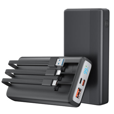 20,000mAh Power Bank – 3 Cables(For iOS, Type C, Micro) - Prices in Kenya in Kenya | Zentech