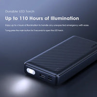 Oraimo Traveler Link 20 20000mAh 12W Power Bank – Reliable High-Capacity Portable Charger