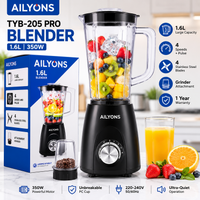 Ailyons TYB-205 Pro Blender 1.6L 350W with Grinder Price in Kenya