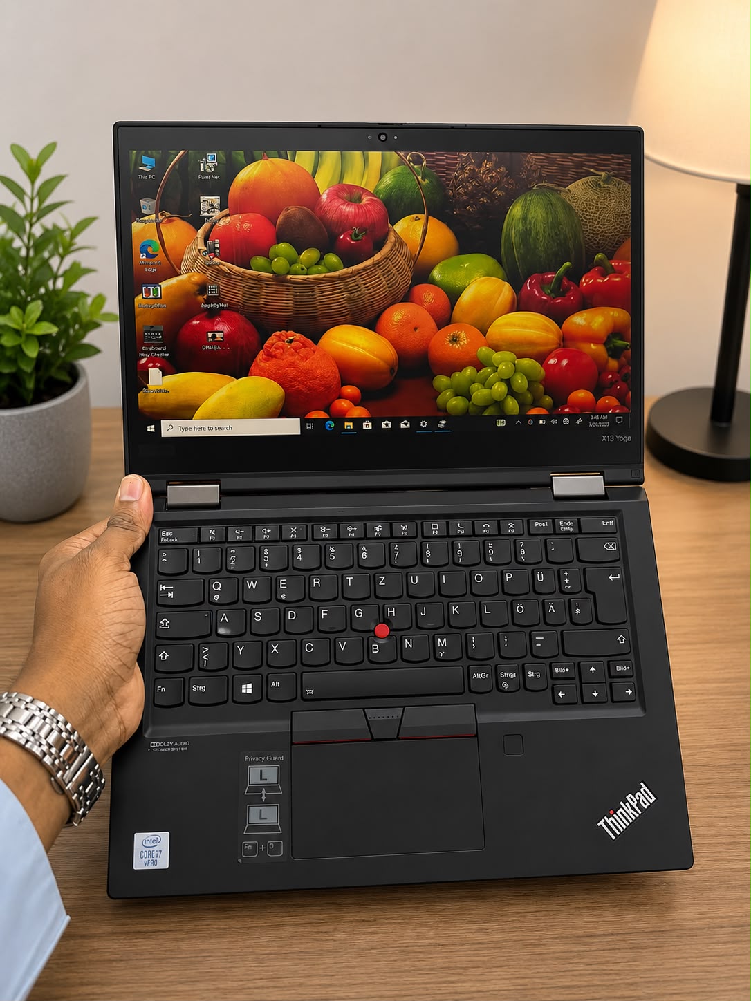 Lenovo X13 Core i7 10th Gen 16GB RAM 256GB SSD Touchscreen Laptop