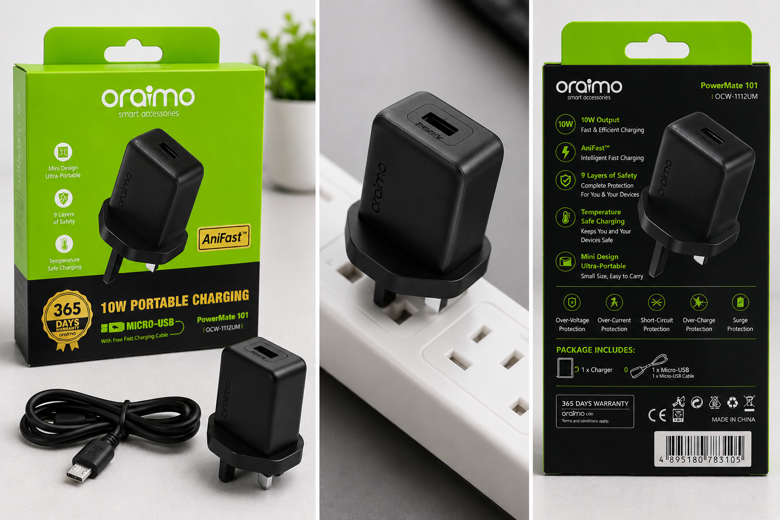 Oraimo PowerMate 101 10W portable charger Kenya