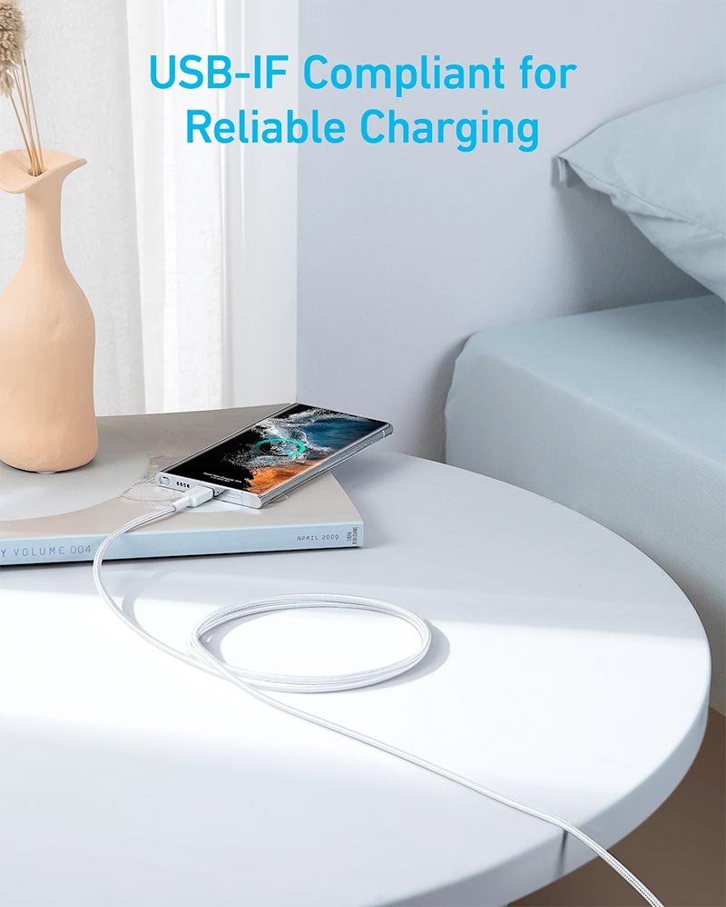 Anker 322 USB-C to USB-C Cable 6ft White packaging and accessories - buy online Kenya