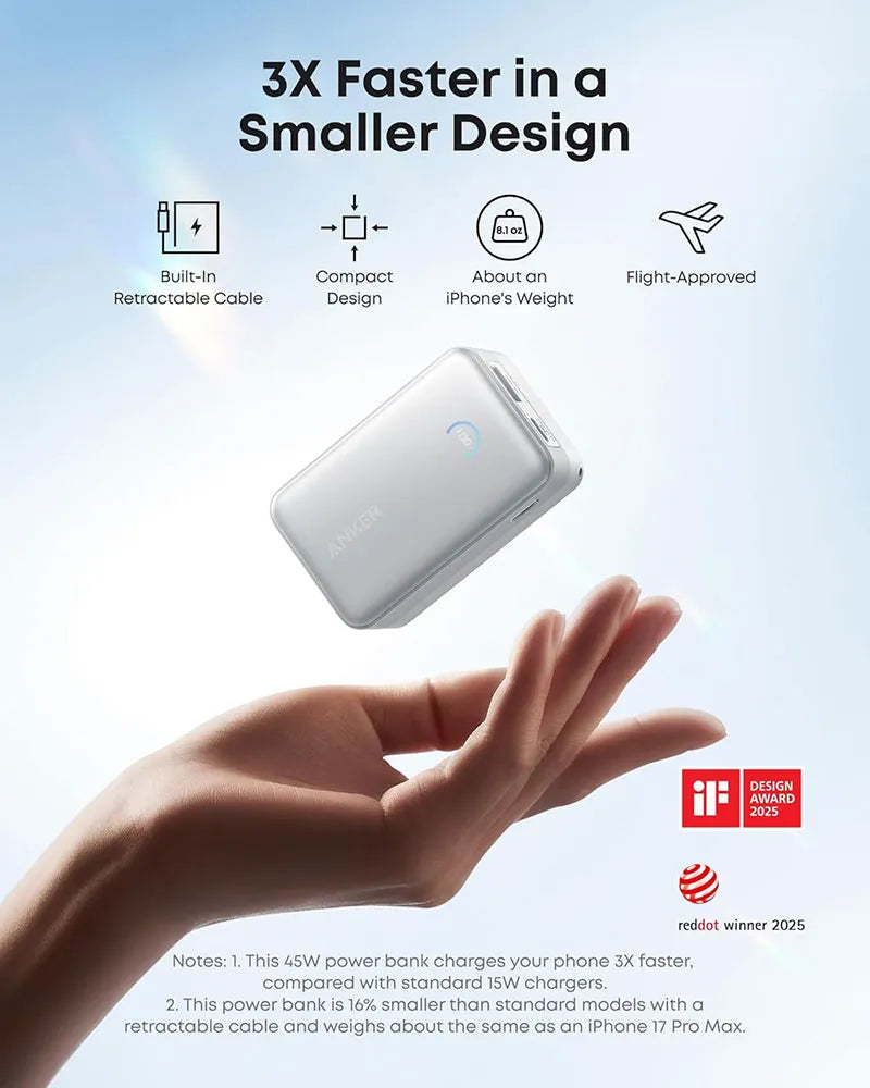 Anker Nano 10K 45W Power Bank packaging and accessories - buy online Kenya
