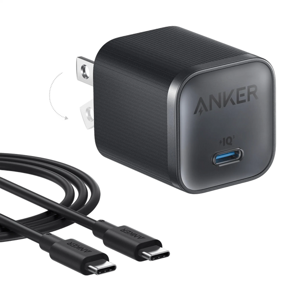Anker Nano Charger 45W with USB-C Cable Black - genuine Anker product photo Kenya