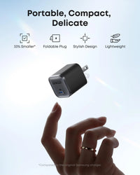 Anker Nano Charger 45W with USB-C Cable Black packaging and accessories - buy online Kenya