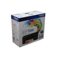 Brother DCP-T220 ink tank printer box and accessories