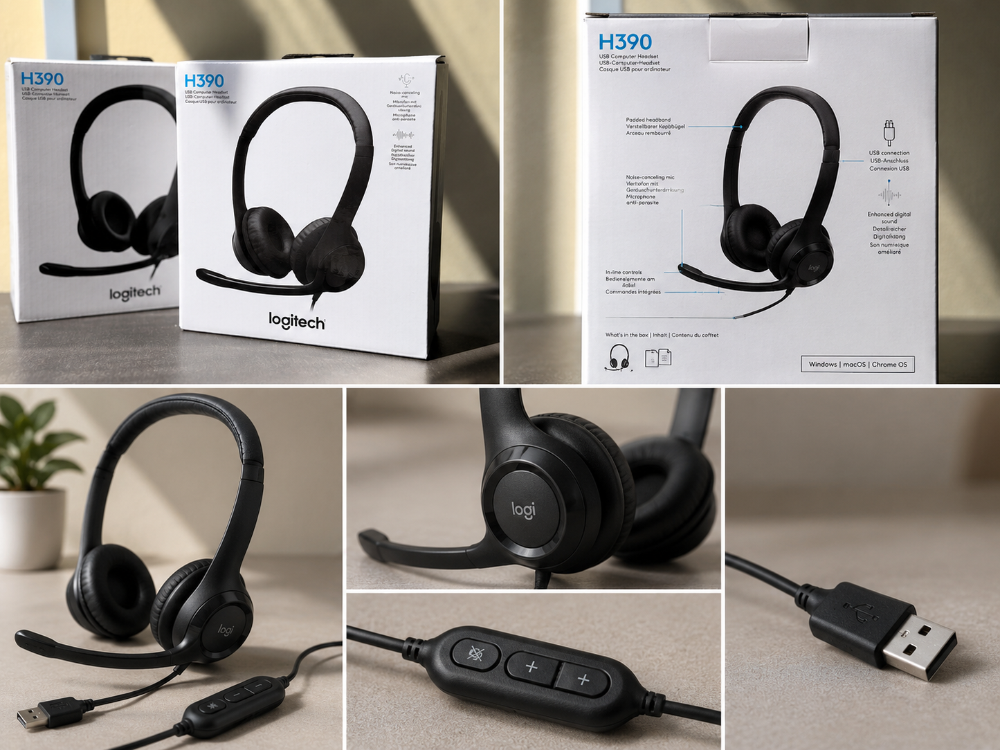 Logitech H390 USB Headset Price in Kenya | Zentech