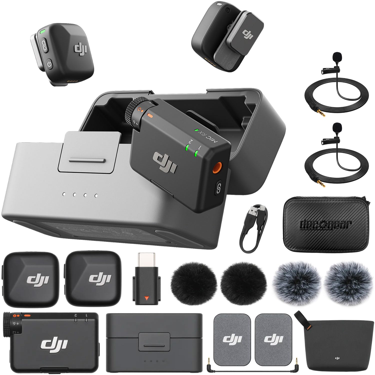 Compact DJI microphone for YouTube and podcast recording