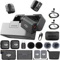 Compact DJI microphone for YouTube and podcast recording